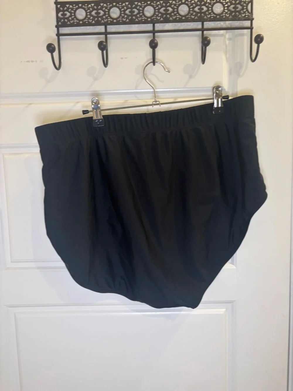 NWT Sea by Monif C Black High Waist Swim Bottoms 18W Plus Size Strappy Sides